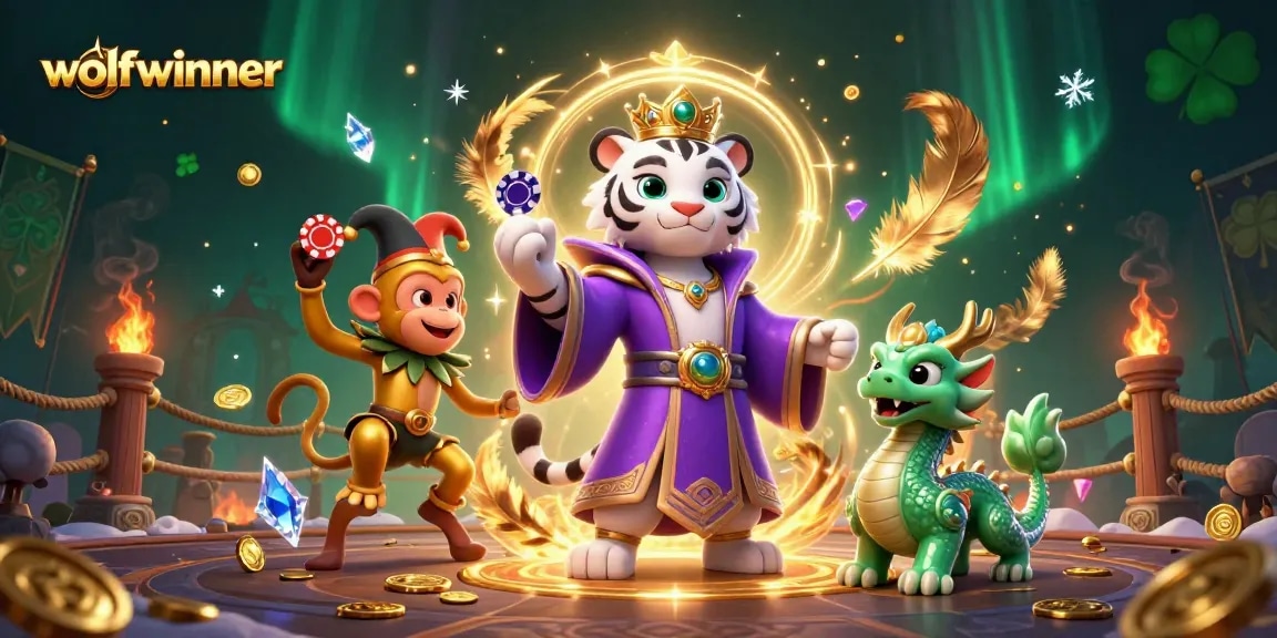 Engage in dynamic gameplay at wolfwinner featuring fantasy characters and vibrant casino elements.