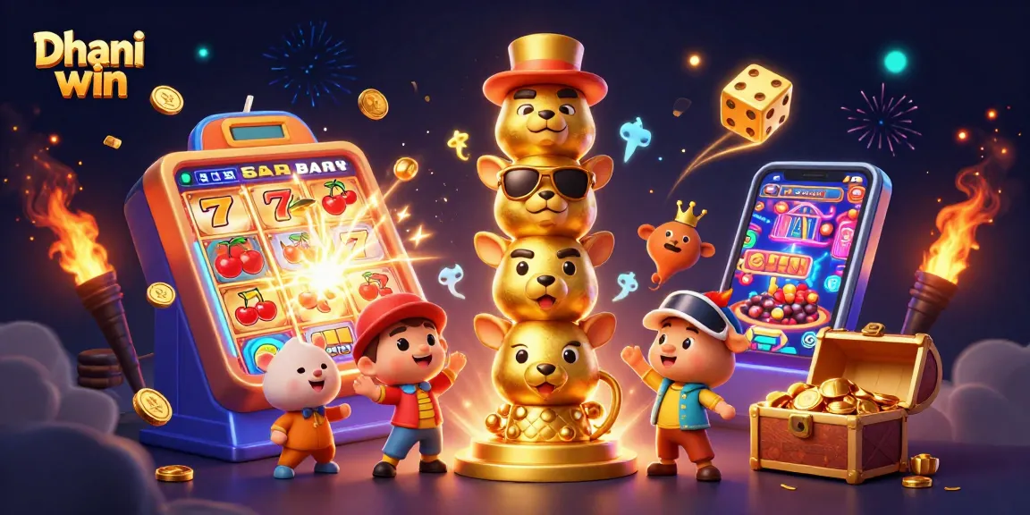 Experience thrilling gameplay on Dhani win with a lively 3D casino scene full of exhilarating game features.